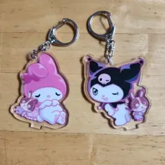 マイメロディ クロミ 宇佐美 コラボ アクリルキーホルダー 2種
