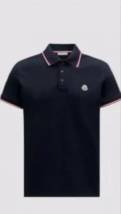 MONCLER モンクレール ポロシャツ　黒　Lサイズのサムネイル