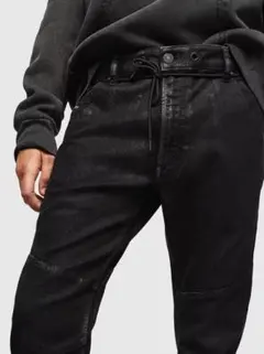 DIESEL 新品限定モデル ラメ・レザーコーティングジョグジーンズ