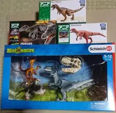 シュライヒ ベロキラプトルハンティングセット と アニア バリオニクス 他