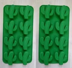 2個セット▫シリコンモールド▫サボテン▫ハンドメイド▫型▫レジン▫お菓子作り▫
