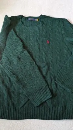 Ralph Lauren ラルフローレン ケーブルニット ウールカシミヤ XXL