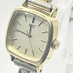 SEIKO 1421-5670レディースクオーツ スクエア電池新品稼働品オールド