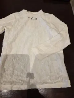 mezzo　piano メゾピアノ130セット2枚白黒 長袖カットソー春