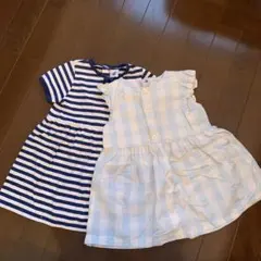 PETIT BATEAU 半袖ワンピース 24m/86cm