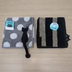 アツコマタノ　ネコ　タオルハンカチ　2枚セットのサムネイル