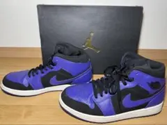 ⭐️大特価⭐️Nike Air Jordan 1 MID紫/黒 ハイカットスニーカー