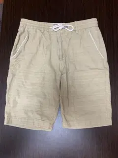 ベージュ ショートパンツ 100%コットン