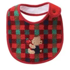 ファミリア スタイ シェニール 美品 よだれかけ familiar ファミ
