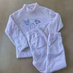 ユニクロ　ちいかわマイメロクロミ　フリース長袖パジャマ 130