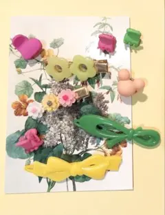 【新品送料無料❗️】③ ヘアアクセサリー バリューセット お花 バレッタ ヘアピン