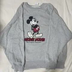 お値下げ‼️ディズニー ミッキー スウェット トレーナー グレー