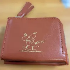 Peanuts スヌーピー 二つ折り財布 ブラウン