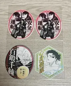 カグラバチ JUMP SHOP お守りステッカー 墨 イヲリ 漆羽 奈ツ基