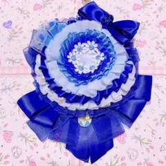 痛ロゼット　ロゼット　缶バッジ　オタ活　推し活グッズ　痛ば　青