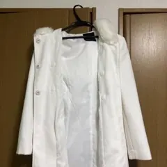 CECIL McBEE ホワイトロングコート