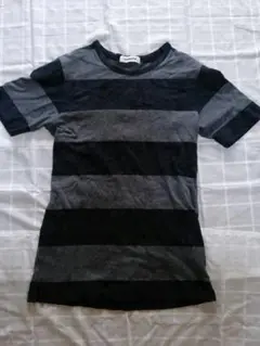 モンキータイム　ボーダー　tシャツ　ペイズリー柄