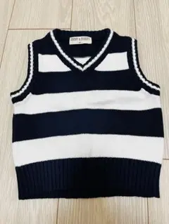 JIMMY & HARRY ベビー Vネックニットベスト 80