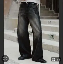 WYM LIDNM VINTAGE WASHED CURVED DENIM M