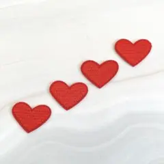 ハートワッペン　4枚