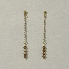#81ハンドメイド♡スワロフスキービーズのイヤリングorピアス