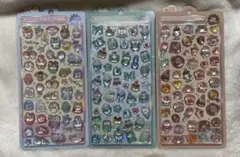 【正規品】ボンボンドロップシール　きぐるみ　めろめろ　はむはむ　３種類セット