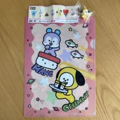 BT21 クリアファイルとChimmyフィギュアセット