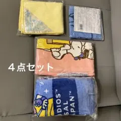 【新品未使用】スヌーピータオル　４点セット　スポーツタオル　フェイスタオル