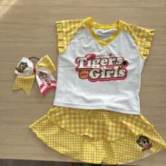 阪神タイガース チアリーディングウェア セット 150 - メルカリ