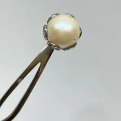 051914 金工　真珠　1粒　アール・ヌーヴォー　オープンワーク　洋　かんざし