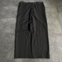 90s ストライプワイドスラックス グレー系