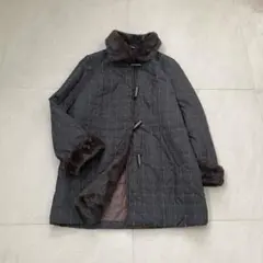 キルティングコート ブラック L〜XL相当 ゆったり きれいめ 上品