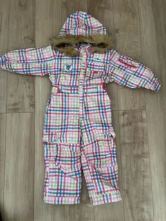 子供用スキーウェア チェック柄 100サイズ