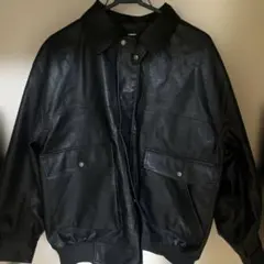 MONO-MART フェイクレザージャケット ブラック Mサイズのサムネイル