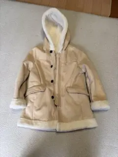 COMME CA ISM ベージュ コート 130A