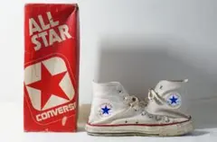 箱付き　80s コンバースハイカット　USA製　白　7 25.5 オールスター