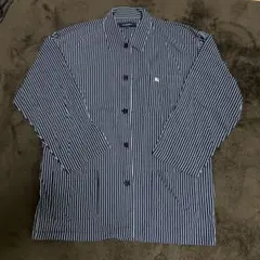 ヨ*ー様 激レア‼️ BURBERRY ストライプ 長袖シャツ　カジュアル　おし