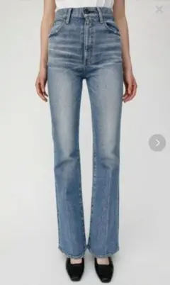 MOUSSY　MVSフレアデニム（ブルー/23inch）