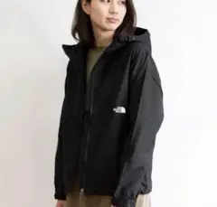 【美品】ノースフェイス コンパクトジャケット レディースブラックＬ