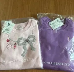 MIKI HOUSE 長袖カットソー 120cm ピンク 紫
