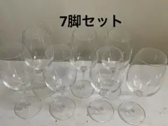 ガラス製ワイングラス 7個セット