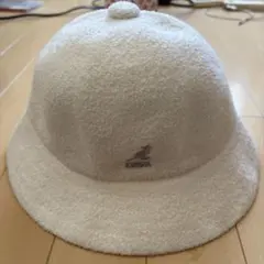 KANGOL ホワイト バケットハット Mサイズ