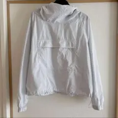 UNIQLO C フーデッドプルオーバーシャツ ストライプ L