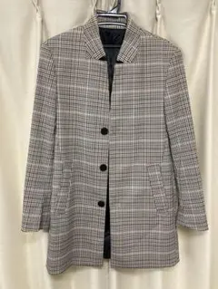 H&M チェック柄 トレンチコート EUR46