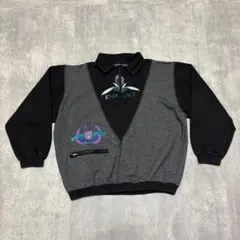 Euro ENDURANCE 이탈리아제 하프 Zip 트레이너 자수