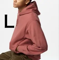 UNIQLO スウェットプルパーカー　Lサイズ レッド　赤