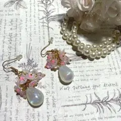≪340 ピンク≫レジンピアス 400円 - メルカリ