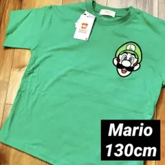 【新品】130 ルイージ 半袖 Tシャツ 男の子 マリオ キャラクター USJのサムネイル