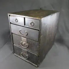 明治期 時代和箪笥 漆塗小引き出し 懸硯 印箱 骨董品 アンティーク 難あり 明治期 時代和箪笥 漆塗小引き出し 懸硯 印箱 骨董品 アンティーク 難