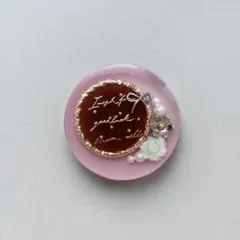 ハンドメイド　レジンヘアゴム　バレンタイン